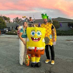 SpongeBob Family Costume: Kids SpongeBob Inflatable Costume